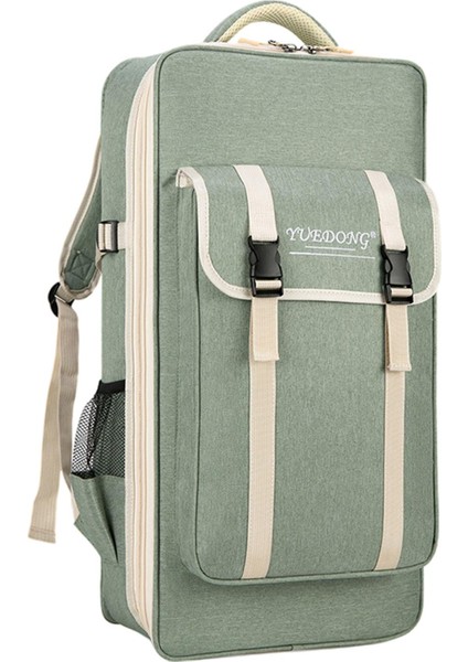 1pcs Kabak Ipek Çantası Yeşil Seyahat Için Çift Shouler Kayışları ile Geniş Fermuar fiyatları