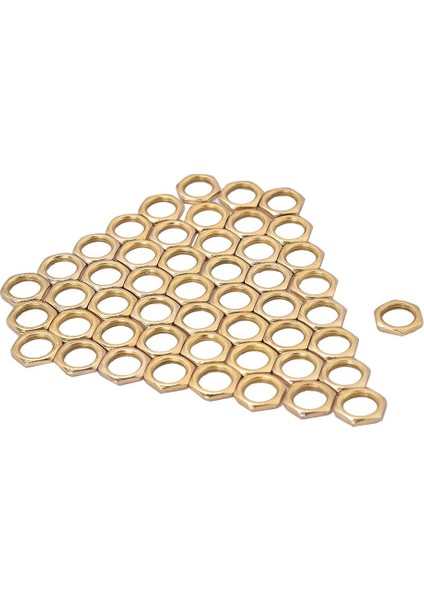 50X Gitar Fındık Ince Fındık Dia. Gitar Tencereleri Için 8mm Giriş Çıkış Krikoları Altın