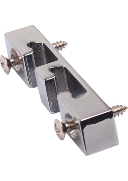 3 String Bass Box Guitar Silindir Kılavuzu Montaj Ağacı Tutucu Krom