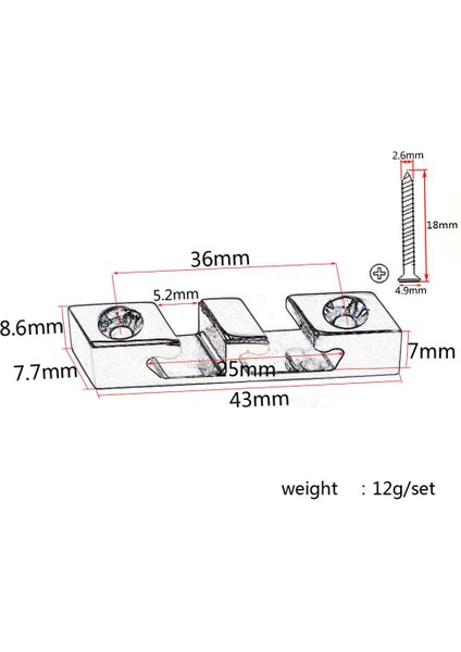 3 String Bass Box Guitar Silindir Kılavuzu Montaj Ağacı Tutucu Krom fırsatları
