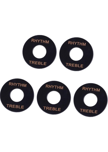 5pcs Ritim Tiz Yüzük Gitar Geçiş Anahtarı Lp Elektro Gitar Siyah indirimleri