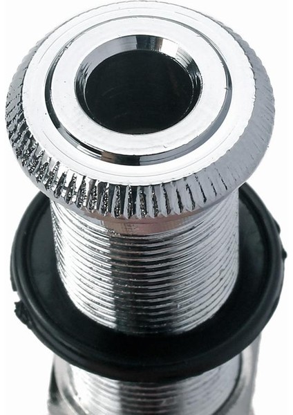 1/4 '' Mono Gitar Pikap Silindiri Endpin Jak Soketi Renk 45MM Nikel modelleri