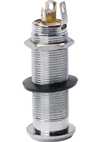 1/4 '' Mono Gitar Pikap Silindiri Endpin Jak Soketi Renk 45MM Nikel fırsatları