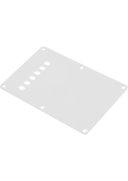 6 Delikli Gitar Tremolo Boşluk Kapağı Ocaster Gitar Beyaz Için Arka Plaka