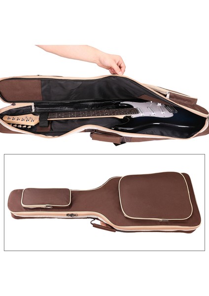 Cep Organizatörü ile Oxford Elecit Gitar Kılıfı Seyahat Kahve Için 7mm Pamuk modelleri