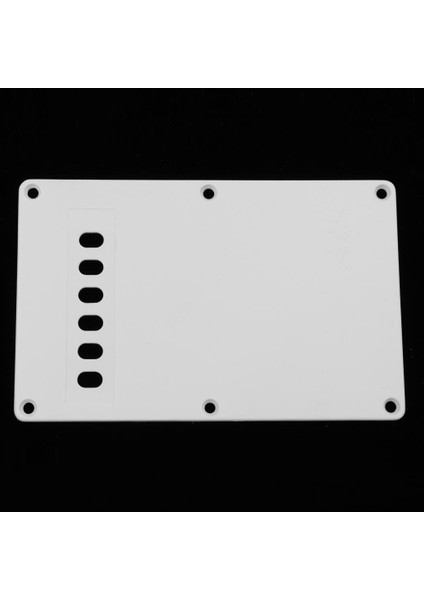 6 Delikli Gitar Tremolo Boşluk Kapağı Ocaster Gitar Beyaz Için Arka Plaka modelleri