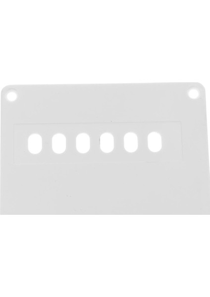 6 Delikli Gitar Tremolo Boşluk Kapağı Ocaster Gitar Beyaz Için Arka Plaka indirimleri