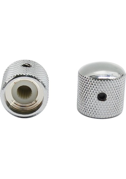 4pcs/set Metal Kubbe Tunning Düğmesi Hacim Kontrol Düğmeleri Bas Gümüş fırsatları