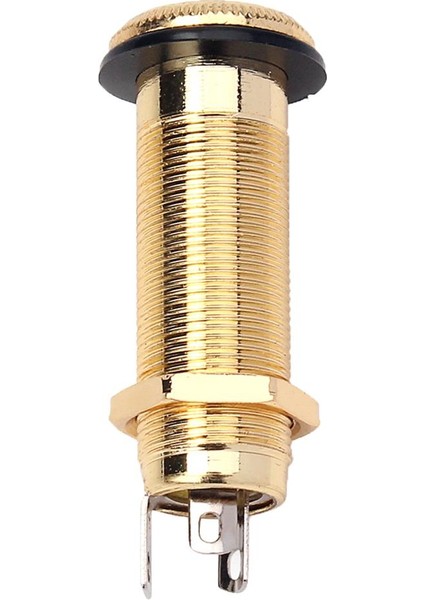 Gitar Bas Değiştirme Parçası Için Dayanıklı 6.35MM Endpin Soketi, Altın