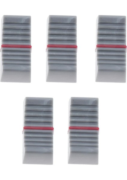5pcs/set Plastik Mikser Düz Kayar Potansiyometre Düğmesi Fader Koyu Gri