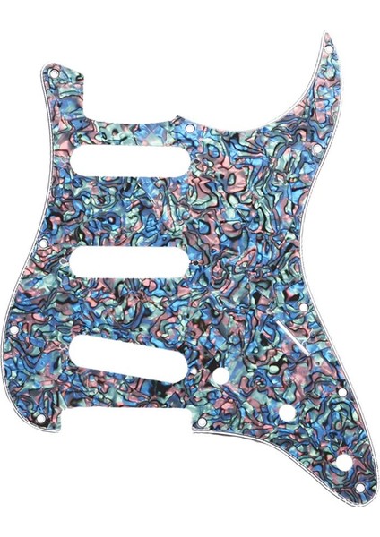 St Sq Black White Için 3ply Electric Guitar Pickguard Scratch Levha Sss(Yurt Dışından)