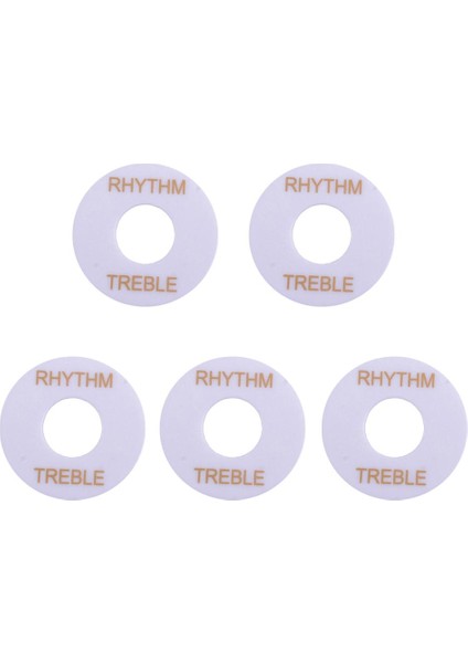5pcs Ritim Tiz Halka Gitar Geçiş Anahtarı Yedek Beyaz Için fiyatları