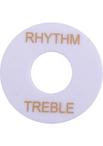 5pcs Ritim Tiz Halka Gitar Geçiş Anahtarı Yedek Beyaz Için modelleri