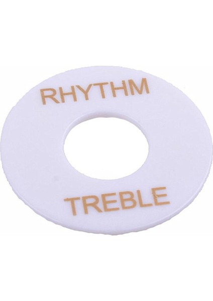 5pcs Ritim Tiz Halka Gitar Geçiş Anahtarı Yedek Beyaz Için fırsatları