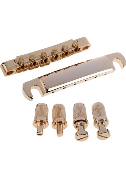 Lp Elektro Gitar Parçaları Için Kilitleme Köprü Silindir Saplamaları Altın