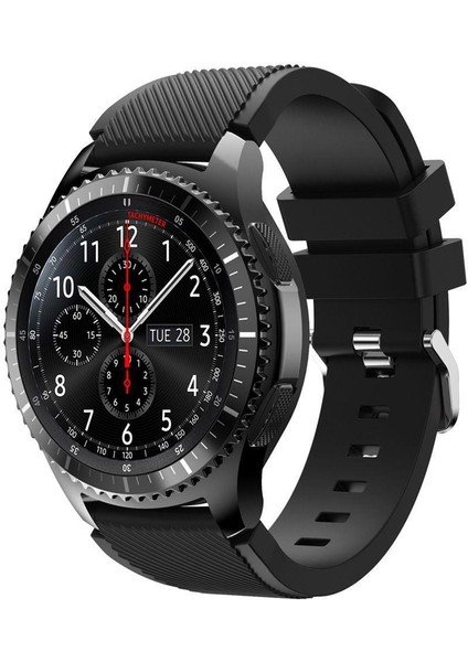 Samsung Gear S3 Gear Watch 3 45MM Silikon Tme Kordon Kayış