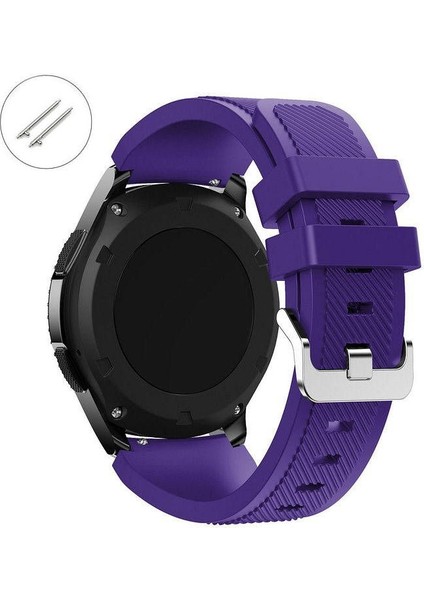 Samsung Gear S3 Gear Watch 3 45MM Silikon Tme Kordon Kayış