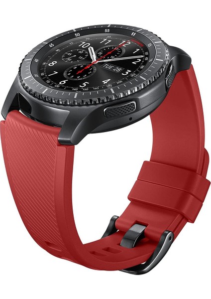 Samsung Gear S3 Gear Watch 3 45MM Silikon Tme Kordon Kayış