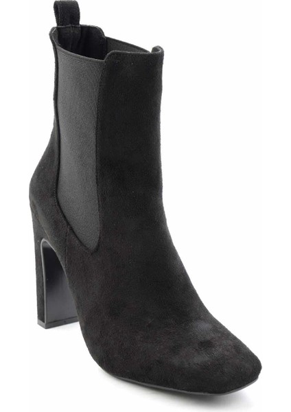 Siyah Süet Kadın Bot & Bootie K02221500202 modelleri