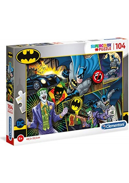 - 25708-104 Parça Puzzle Batman, Çocuk Puzzle