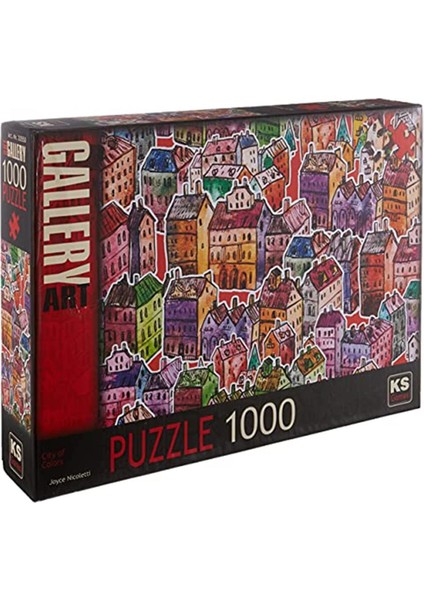 Ks City Of Colors 1000 Parça Puzzle