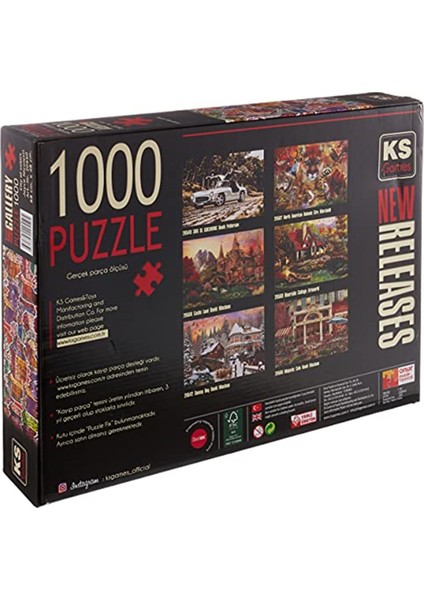 Ks City Of Colors 1000 Parça Puzzle