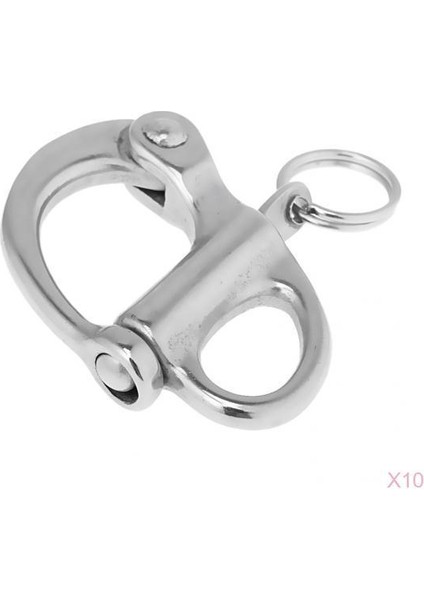 10X Döner Snap Shackle Paslanmaz Çelik 90MM 316 Sınıf Yat Teknesi Deniz Kalıp (Yurt Dışından)