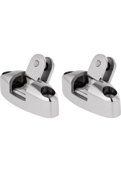 2'li Deniz Paslanmaz Çelik Bimini Üst Bağlantı Döner Güverte Menteşe Kauçuk Ped (Yurt Dışından)