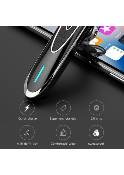 Bluetooth Kablosuz Kulaklık - Siyah (Yurt Dışından) modelleri