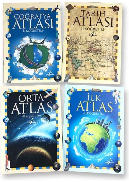 Ilköğretim Atlas Seti - 4 Kitap