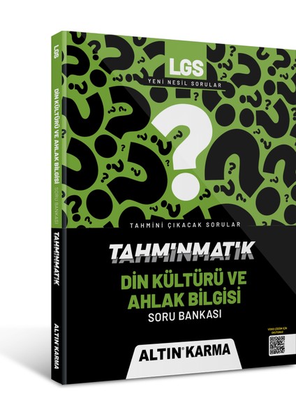 Tahminmatik LGS 8.Sınıf Din Kültürü ve Ahlak Bilgisi Soru Bankası