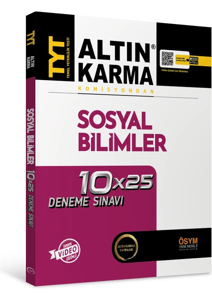 Altın Karma Yayınları  TYT Sosyal Bilimler Branş Deneme