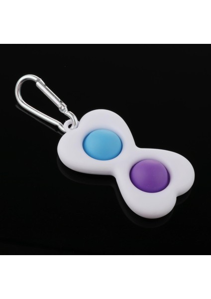 Duyusal Fidget Zincir Oyuncakları Ekstrüzyon Kabarcığı Mavi Mor (Yurt Dışından)