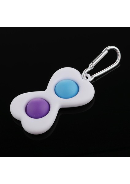 Duyusal Fidget Zincir Oyuncakları Ekstrüzyon Kabarcığı Mavi Mor (Yurt Dışından)