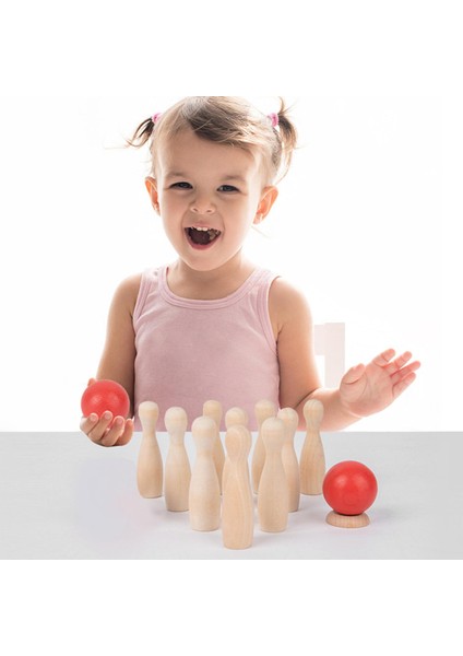 Ahşap Çocuk Bowling Oyuncak Aile Oyunu Pervane Çocuk Ler Için Erken Gelişim (Yurt Dışından) indirimleri