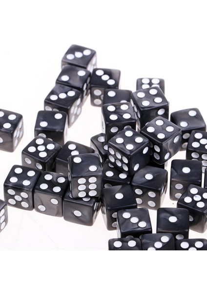 50PCS 12MM 6 Taraflı D6 Aksesuarlar Gri Paket (Yurt Dışından) modelleri