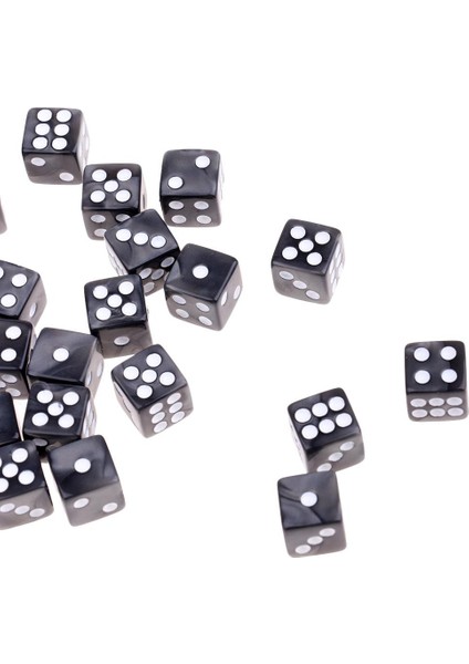 50PCS 12MM 6 Taraflı D6 Aksesuarlar Gri Paket (Yurt Dışından) fırsatları