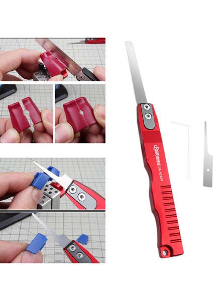 Mini Testere Demir Testeresi Zanaat Testere Model Yapımı Dıy Kesme Testere Bıçağı Çapak Alma Için (Yurt Dışından)