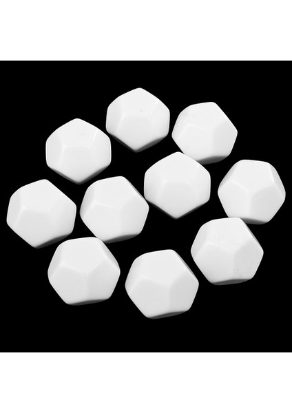 10PCS Boş D12 12 Taraflı Yuvarlak Köşe, Masa Oyunu Için Ölmek (Yurt Dışından)