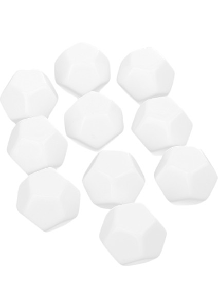 10PCS Boş D12 12 Taraflı Yuvarlak Köşe, Masa Oyunu Için Ölmek (Yurt Dışından)