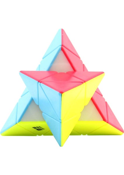 3x3 Piramit Üçgen Magic Cube Twist Bulmaca Oyunu Istihbarat Eğitim Oyuncakları (Yurt Dışından)