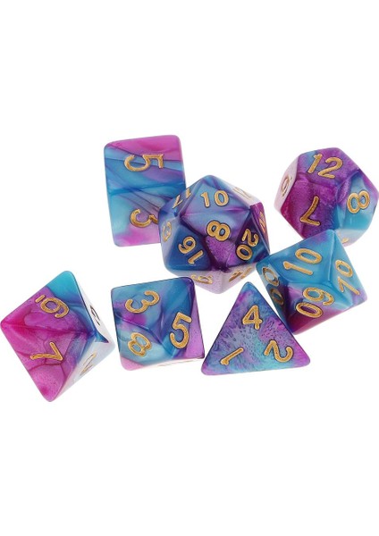 Zindanlar ve Dragons Rpg Casino Dices Parti Kaynağı Için 28X Polyhedral Zar Seti (Yurt Dışından)