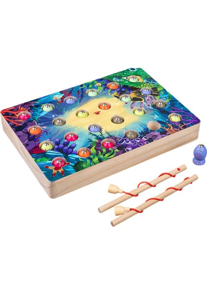Çocuk Sıralama Olta Direği Oyunu Oyna 26X18.3X3.5 cm (Yurt Dışından)