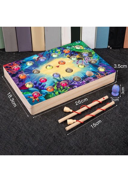 Çocuk Sıralama Olta Direği Oyunu Oyna 26X18.3X3.5 cm (Yurt Dışından) fiyatları