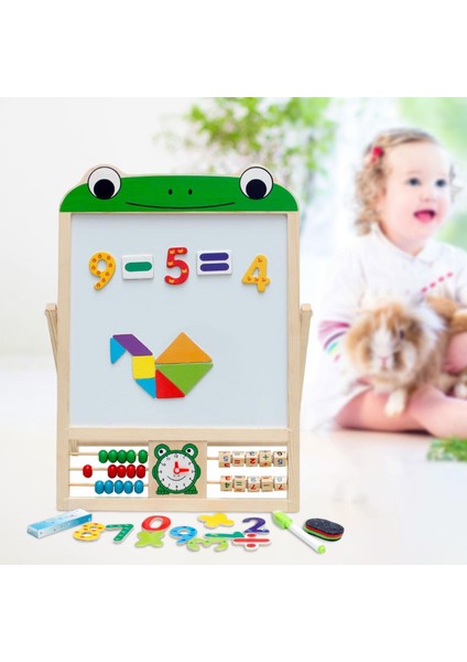 Manyetik Çizim Kurulu Sanat Şövale Puzzle Oyunu Yaş 3 4 5 6 Yaşında Kurbağa (Yurt Dışından) indirimleri