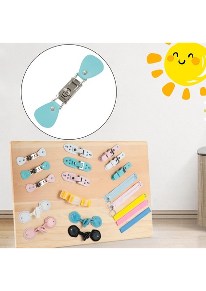 Meşgul Kurulu Montessori Oyuncaklar Çocuklar Için Temel Beceriler Çocuk Doğum Günü Si Mavi Kilit (Yurt Dışından) modelleri