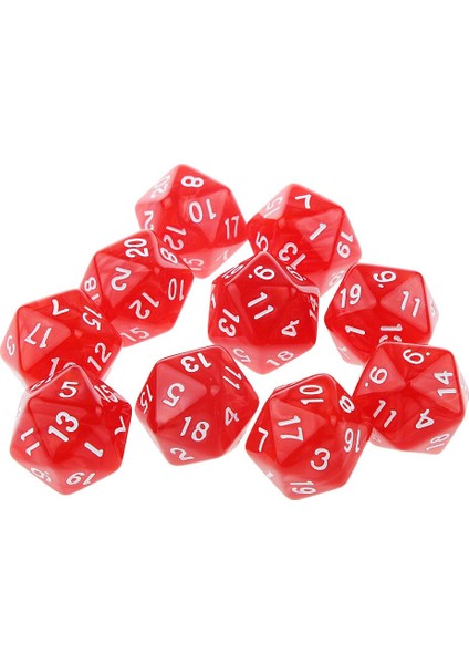 10 Adet Çok Taraflı Zar Numaraları ile 120 Oyunu Roleplay Için Oyuncak Öldü (Yurt Dışından)