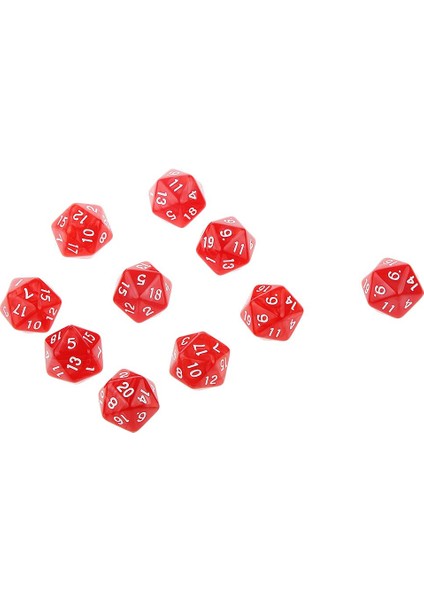 10 Adet Çok Taraflı Zar Numaraları ile 120 Oyunu Roleplay Için Oyuncak Öldü (Yurt Dışından)