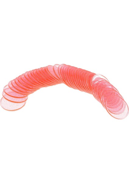 40 Adet Plastik Sayım Tombala Çipleri Işaretleyicileri Pembe (Yurt Dışından)