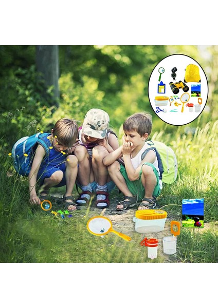 Keşif Için Macera Böcek Yakalama Kit Telescop Compaser Explorer Kiti (Yurt Dışından)
